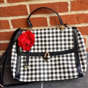 Gingham crossbody purse (NWOT)